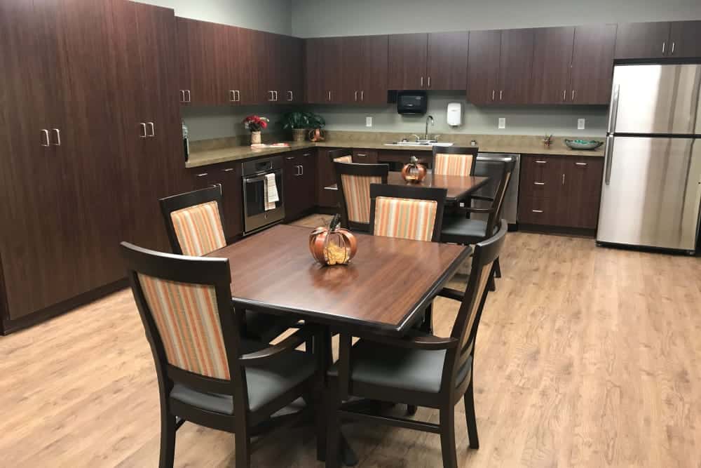 Big Kitchen With Dining Tables And Chairs