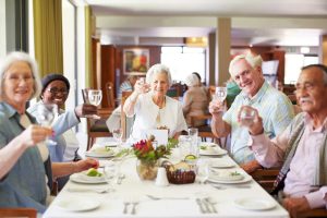 A Group Of Seniors Enjoying Different Types Of Senior Living