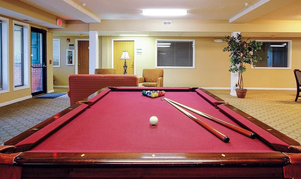 Pool Table In Game Room