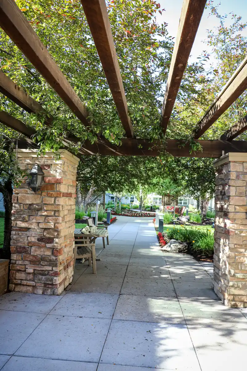 Assisted Living courtyard