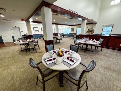 The Heritage at College View Dining room